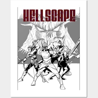 Nathan Regan's HELLSCAPE Posters and Art